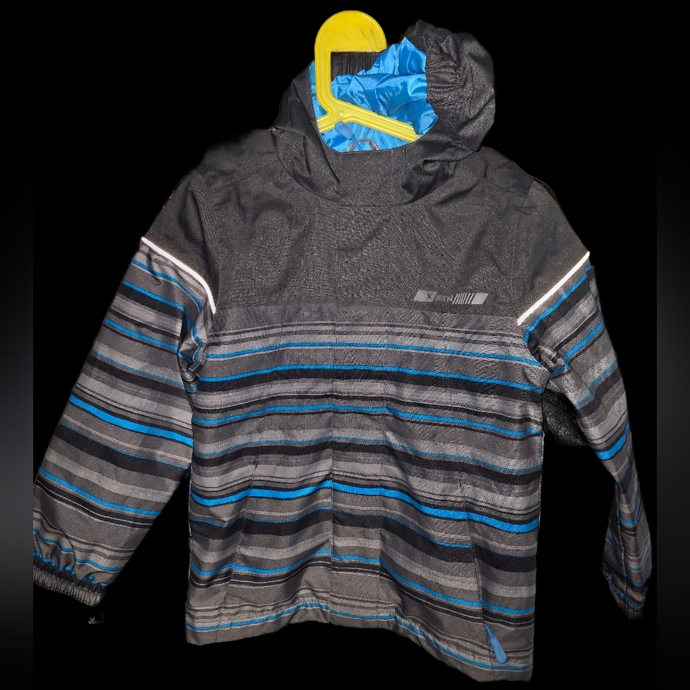 XMTN Hooded Fleece Lining Raincoat Size 6